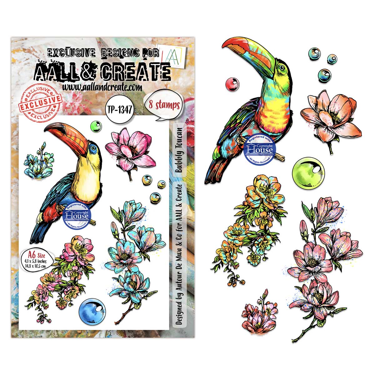 AALL & Create Stamp Set - Bubbly Toucan [TP-1347]