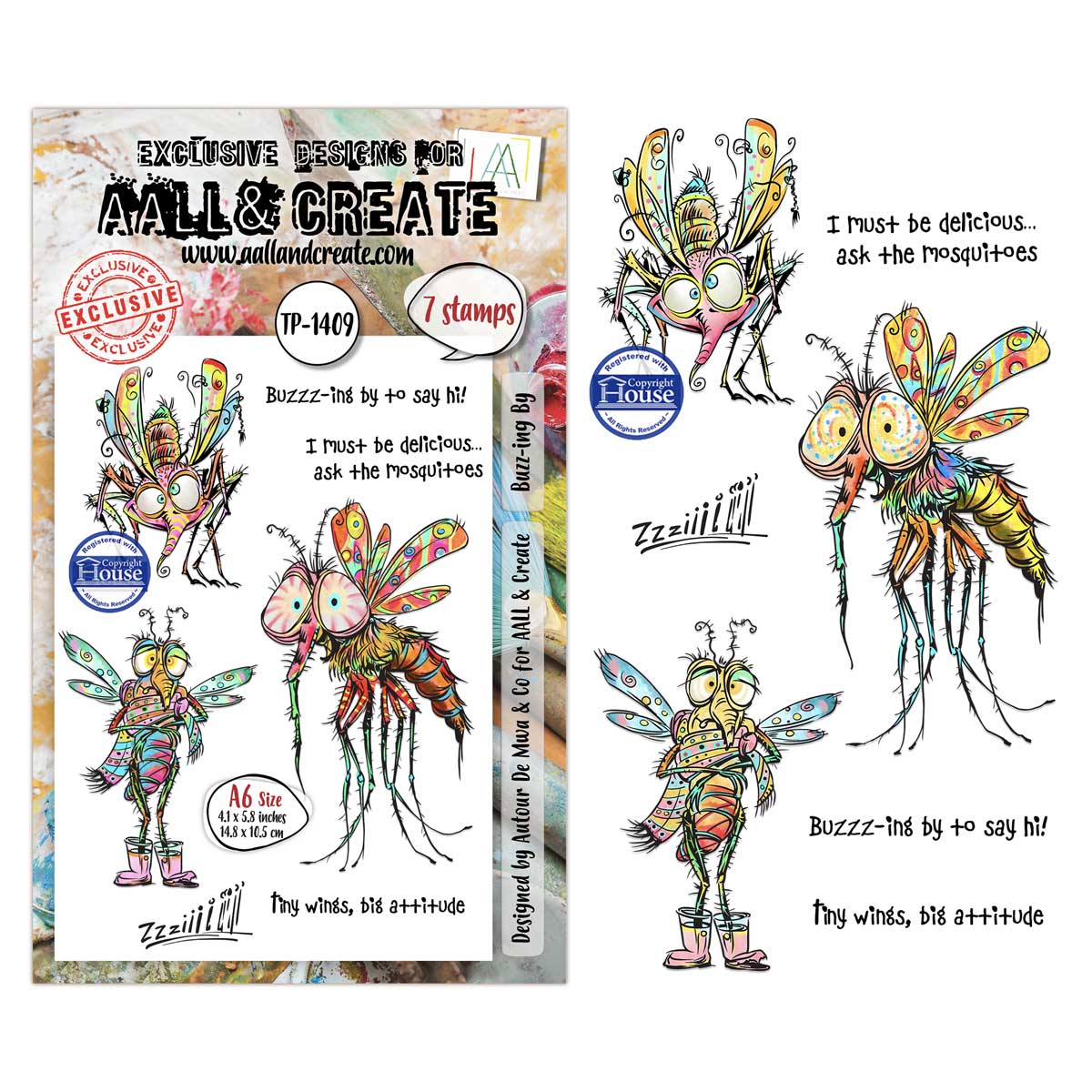 AALL & Create Stamp Set - Buzz-ing By [TP-1409]