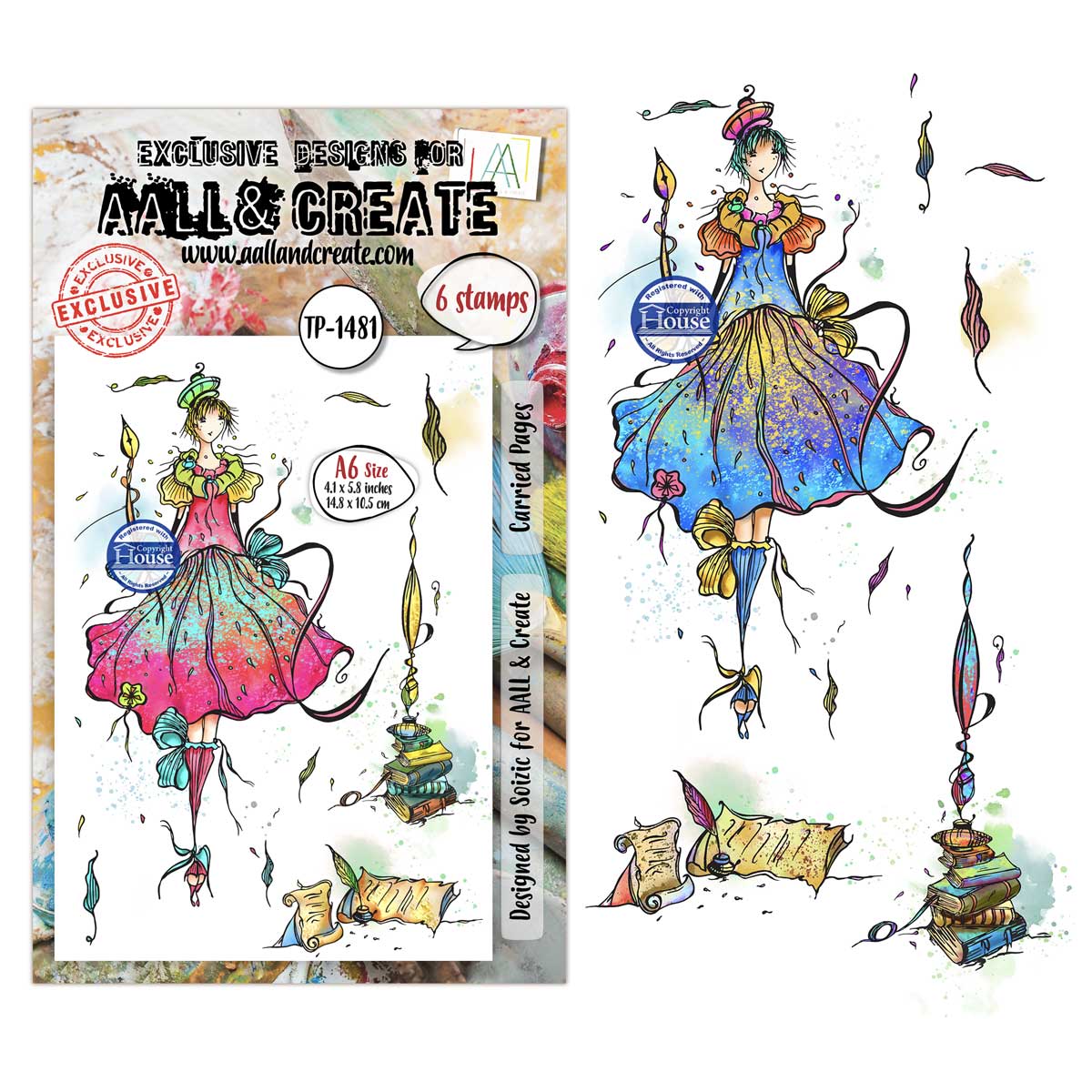 AALL & Create Stamp Set - Carried Pages [TP-1481]