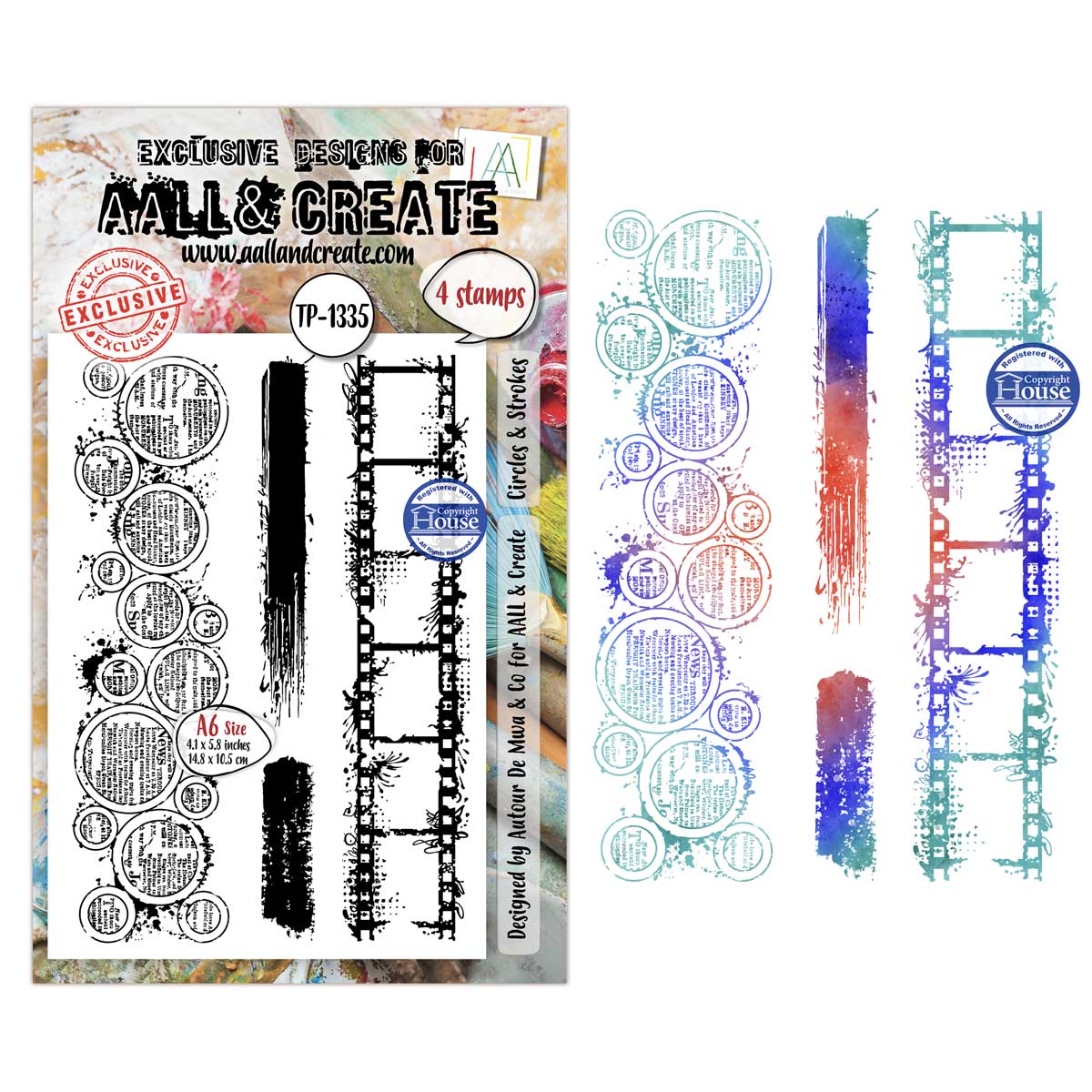 AALL & Create Stamp Set - Circles & Strokes [TP-1335]