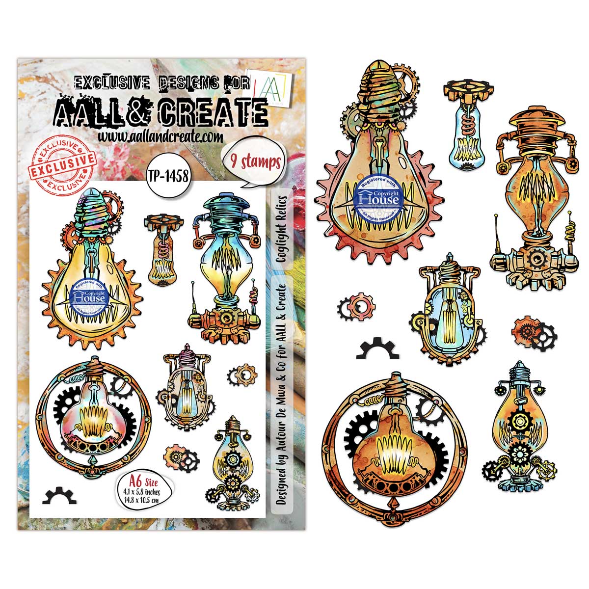 AALL & Create Stamp Set - Coglight Relics [TP-1458]