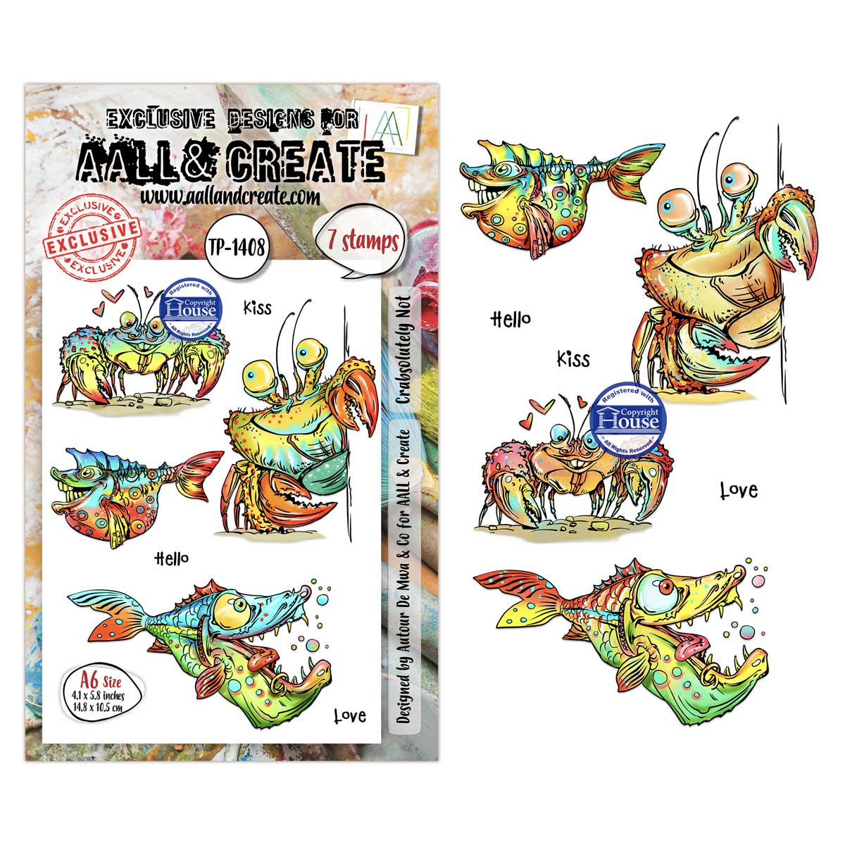AALL & Create Stamp Set - Crabsolutely Not [TP-1408]