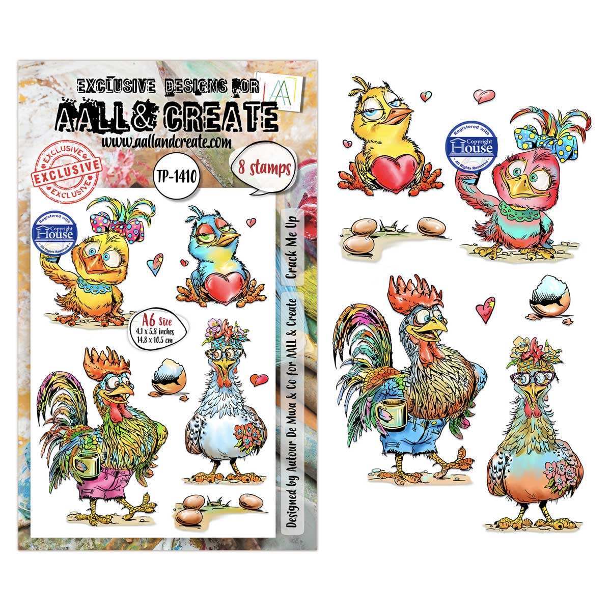 AALL & Create Stamp Set - Crack Me Up [TP-1410]