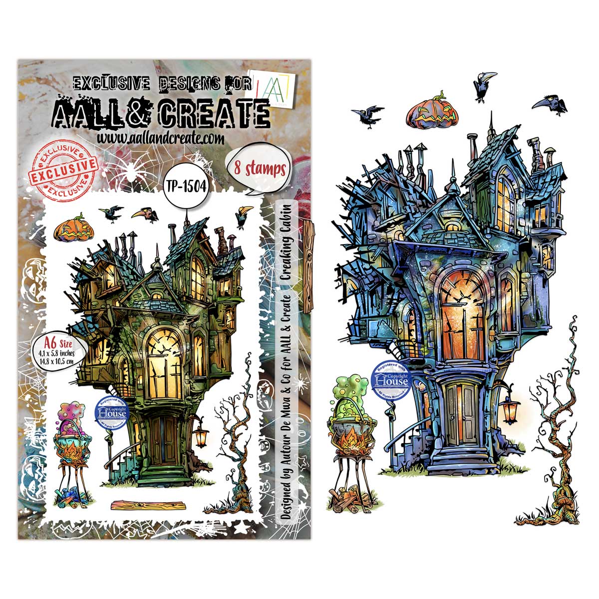 AALL & Create Stamp Set - Creaking Cabin [TP-1504]