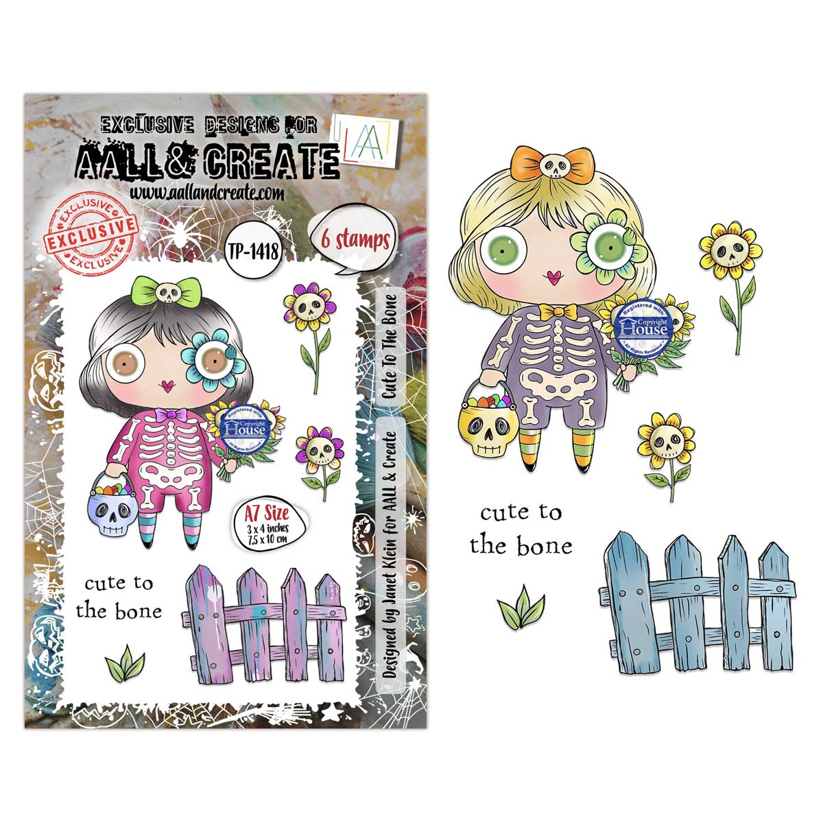 AALL & Create Stamp Set - Cute To The Bone [TP-1418]