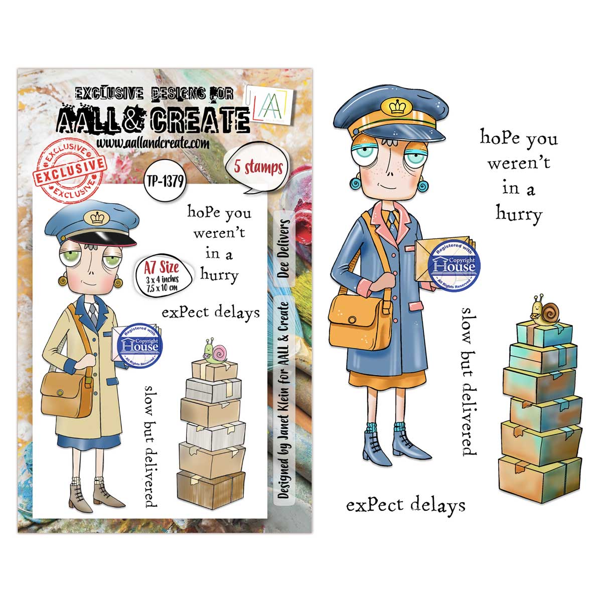 AALL & Create Stamp Set - Dee Delivers [TP-1379]