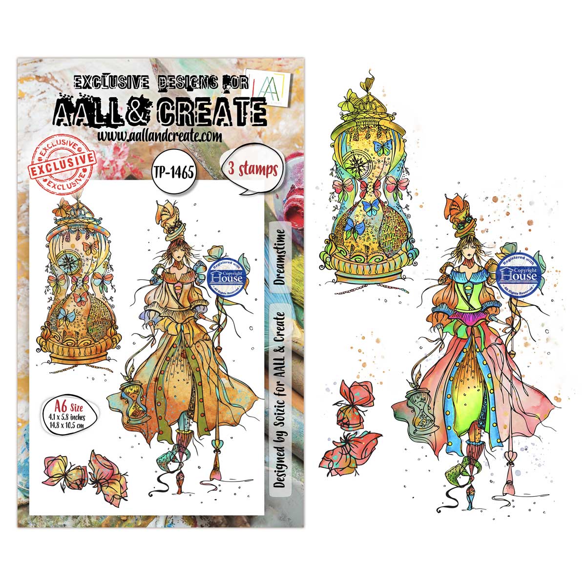 AALL & Create Stamp Set - Dreamstime [TP-1465]