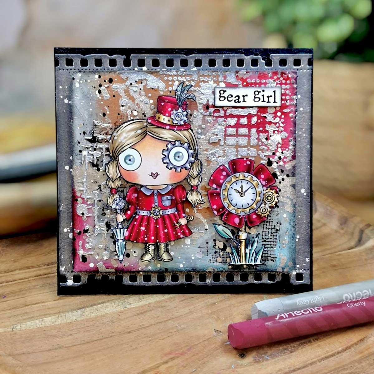 AALL & Create Stamp Set - Gear Girl [TP-1371] - Image 3