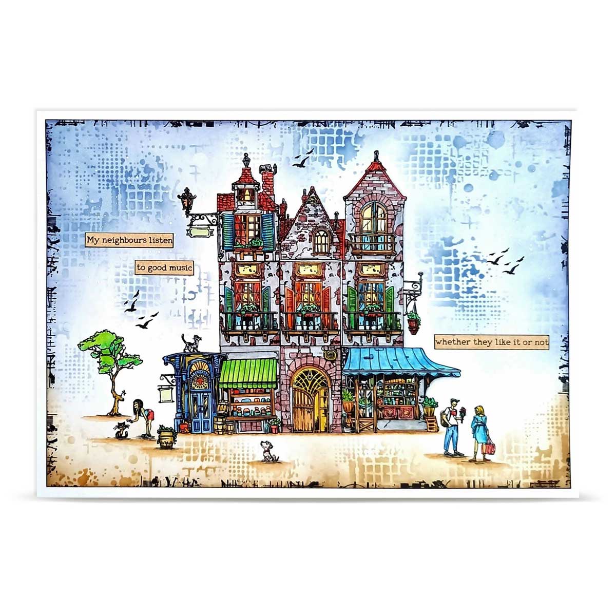 AALL & Create Stamp Set - Happy Town People [TP-1474] - Image 2