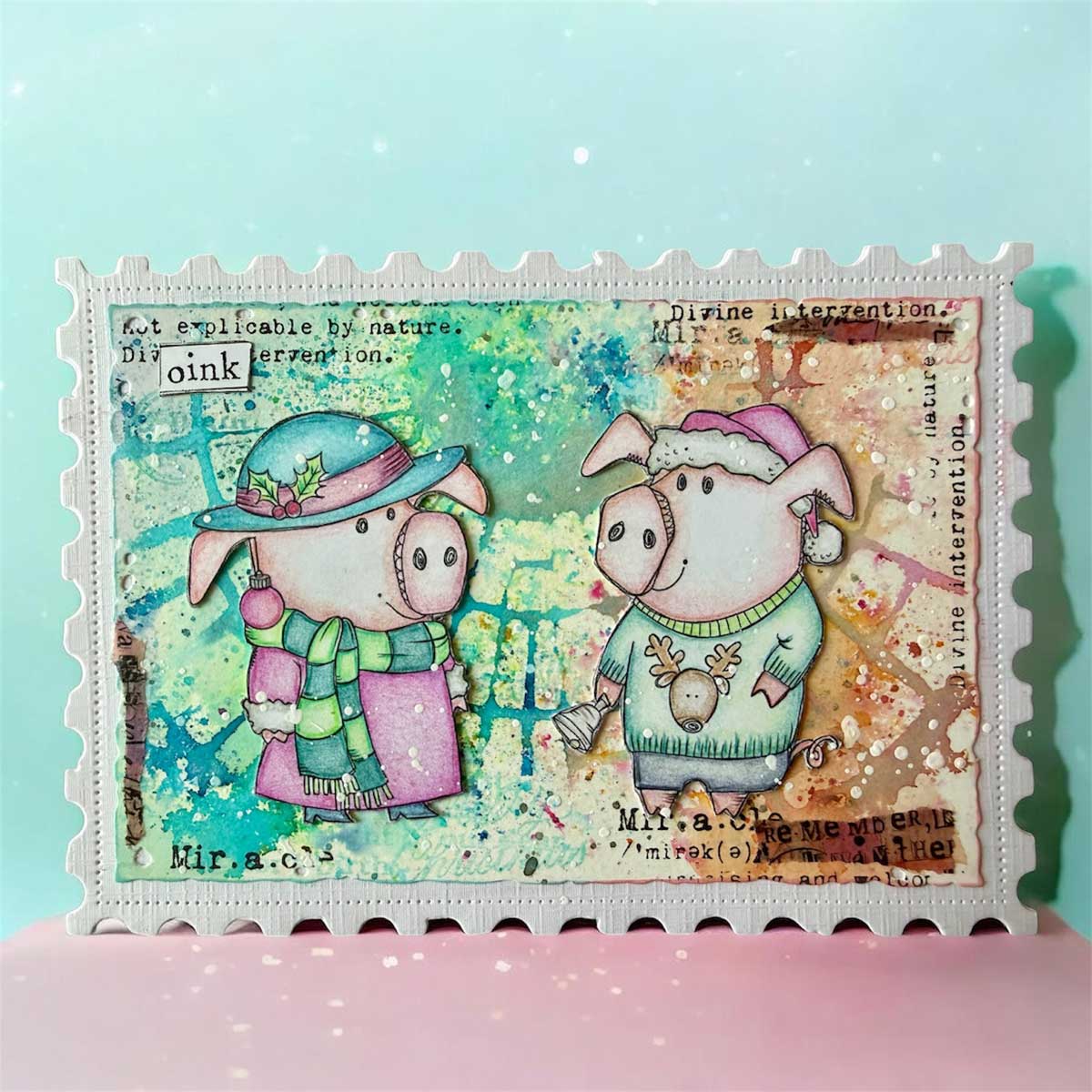 AALL & Create Stamp Set - Holiday Pigs [TP-1387] - Image 2