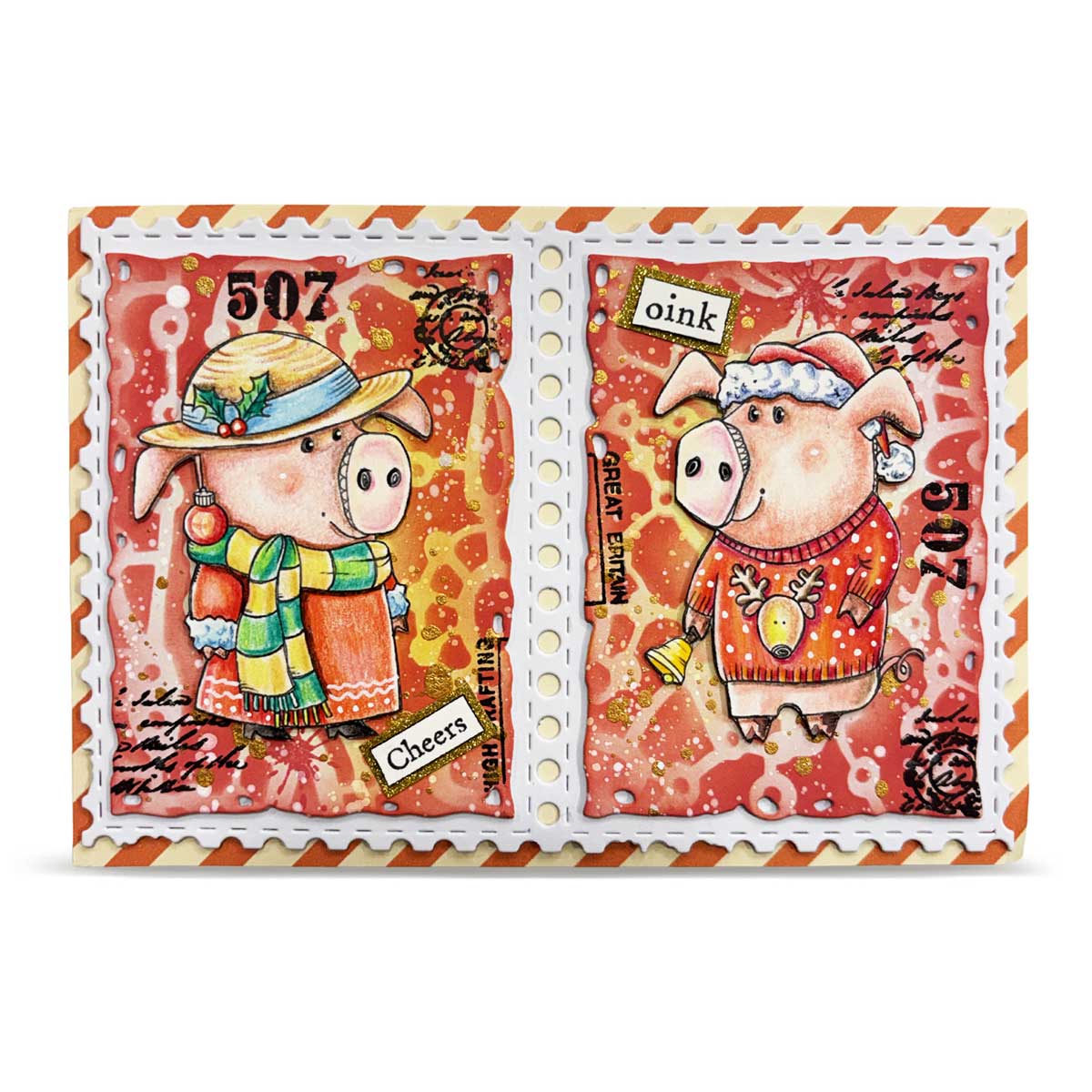AALL & Create Stamp Set - Holiday Pigs [TP-1387] - Image 3