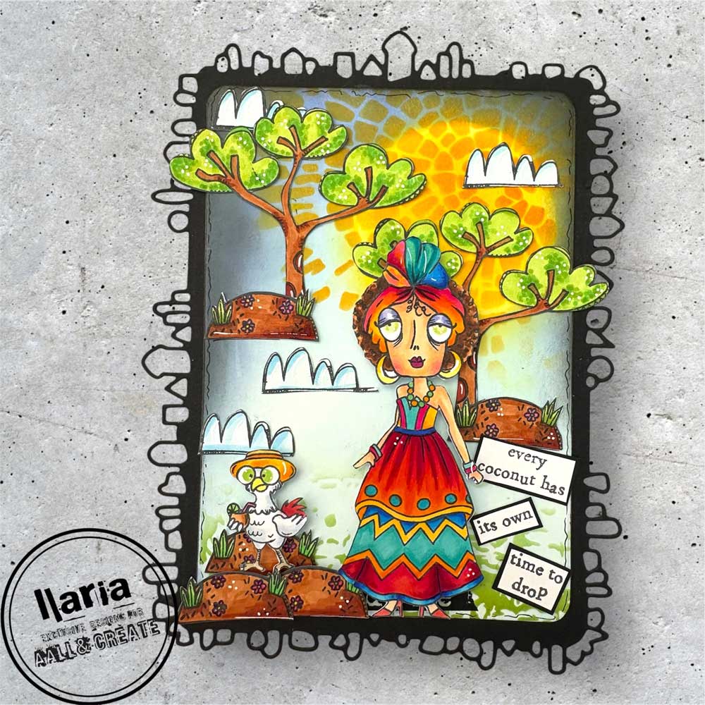 AALL & Create Stamp Set - Island Queen Dee [TP-1277] - Image 4