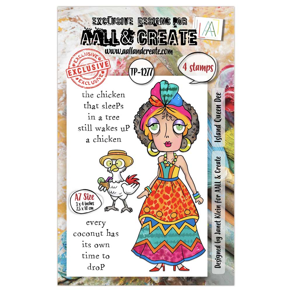 AALL & Create Stamp Set - Island Queen Dee [TP-1277]