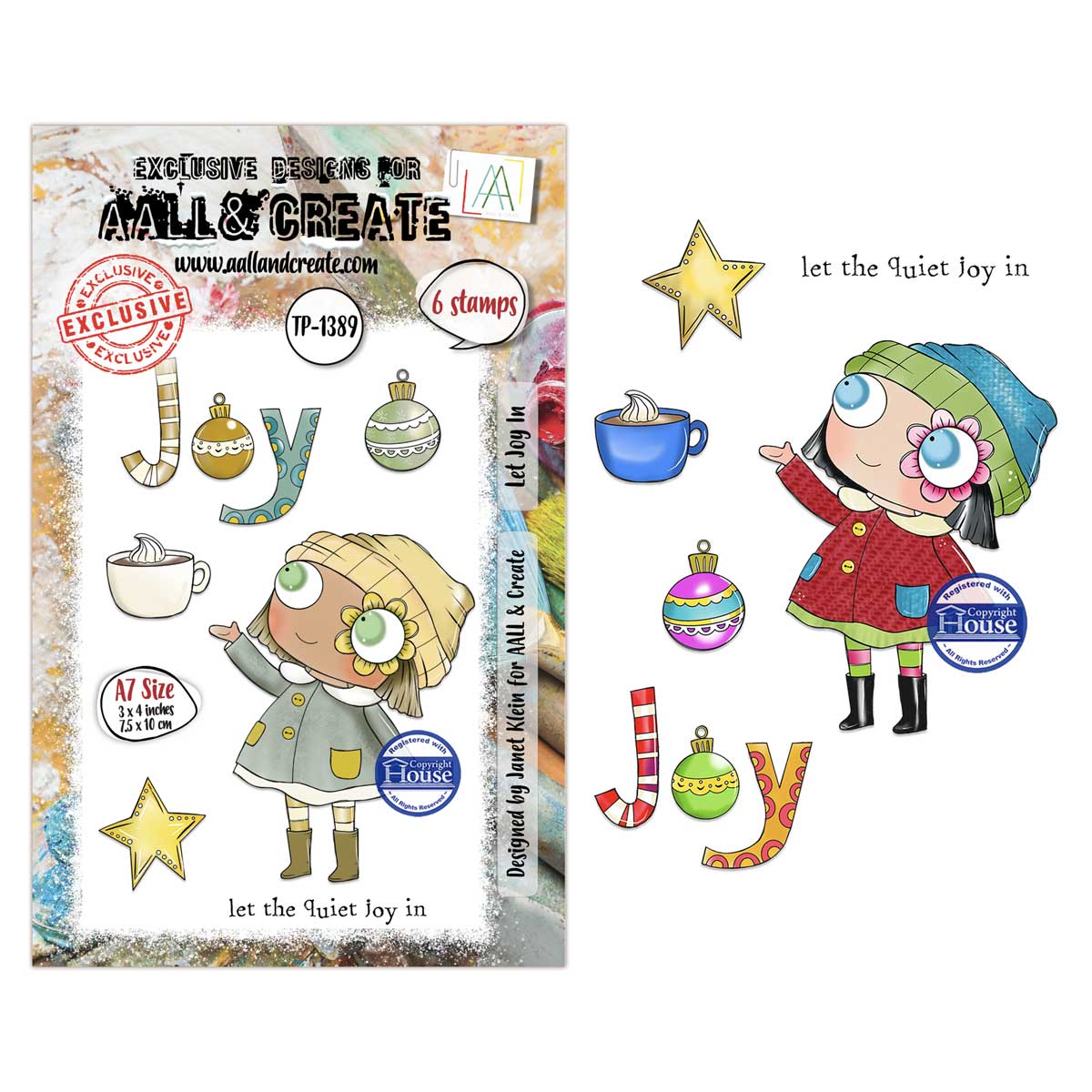 AALL & Create Stamp Set - Let Joy In [TP-1389]