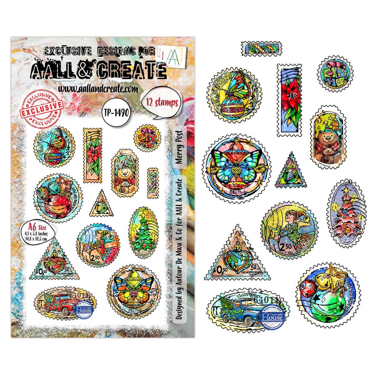 AALL & Create Stamp Set - Merry Post [TP-1490]