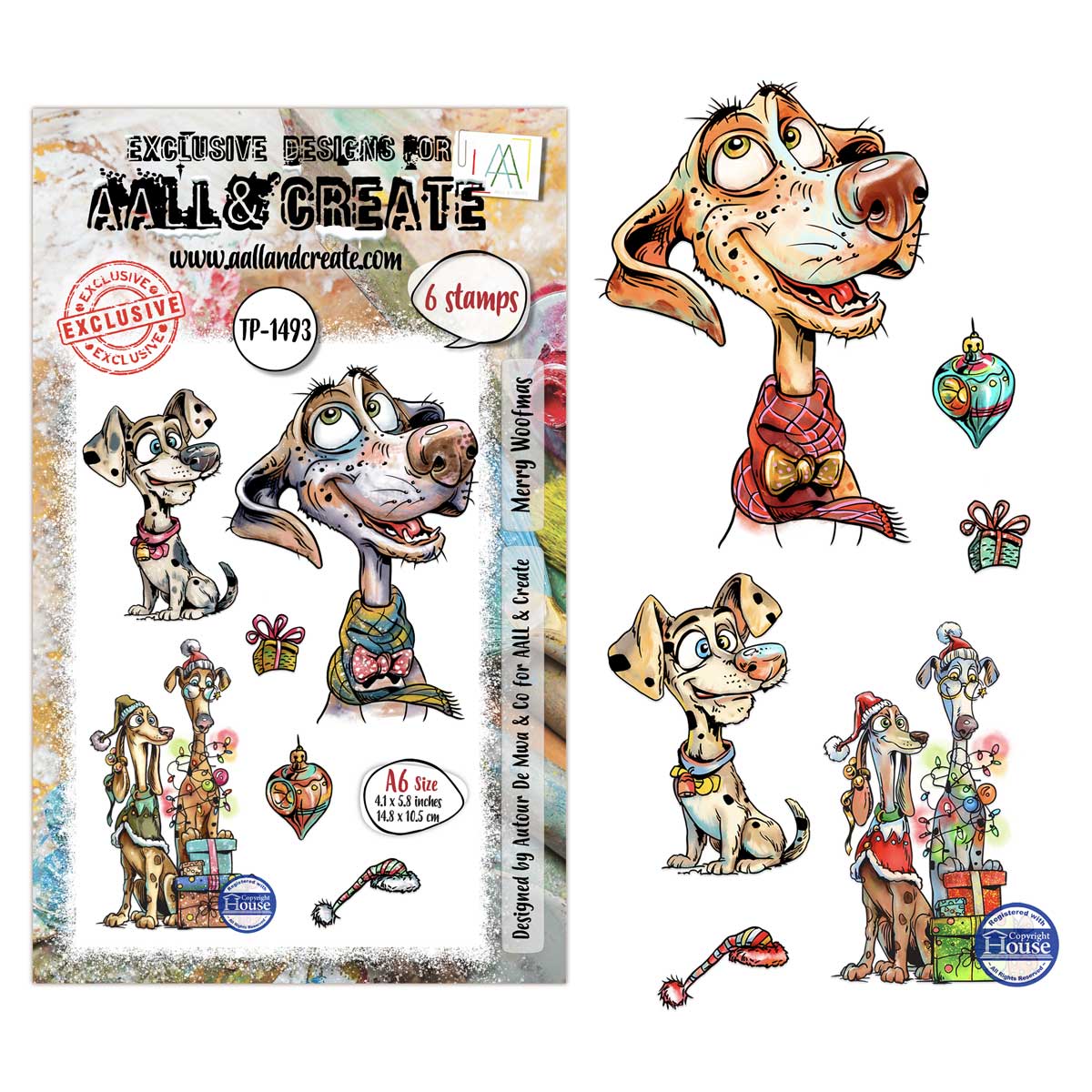 AALL & Create Stamp Set - Merry Woofmas [TP-1493]