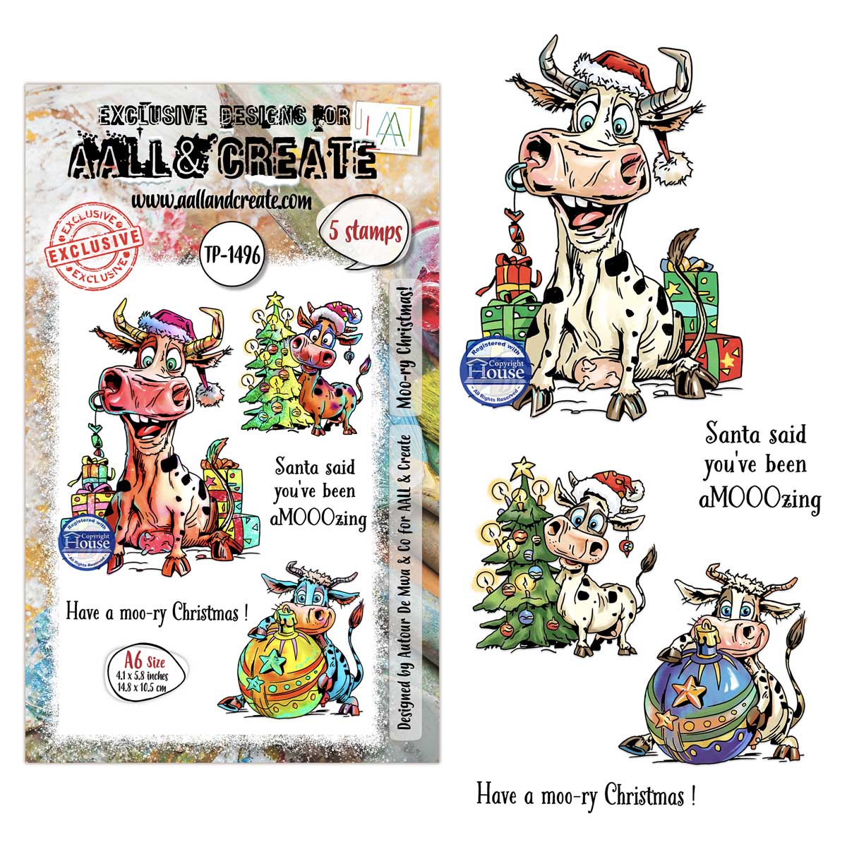 AALL & Create Stamp Set - Moo-ry Christmas! [TP-1496]