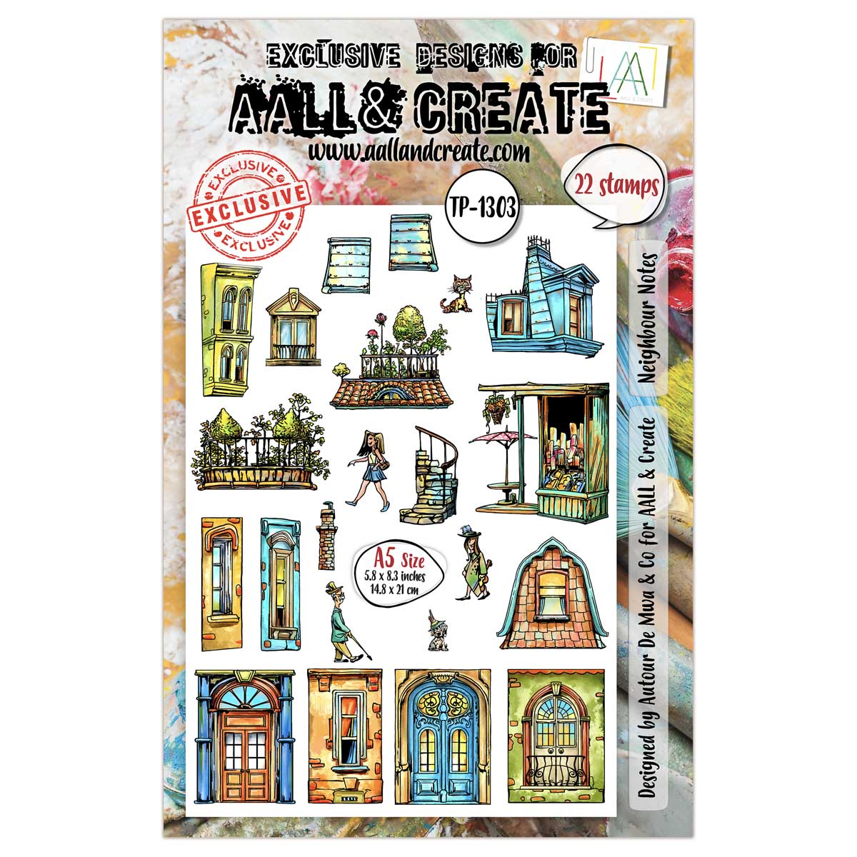 AALL & Create Stamp Set - Neighbour Notes [TP-1303]