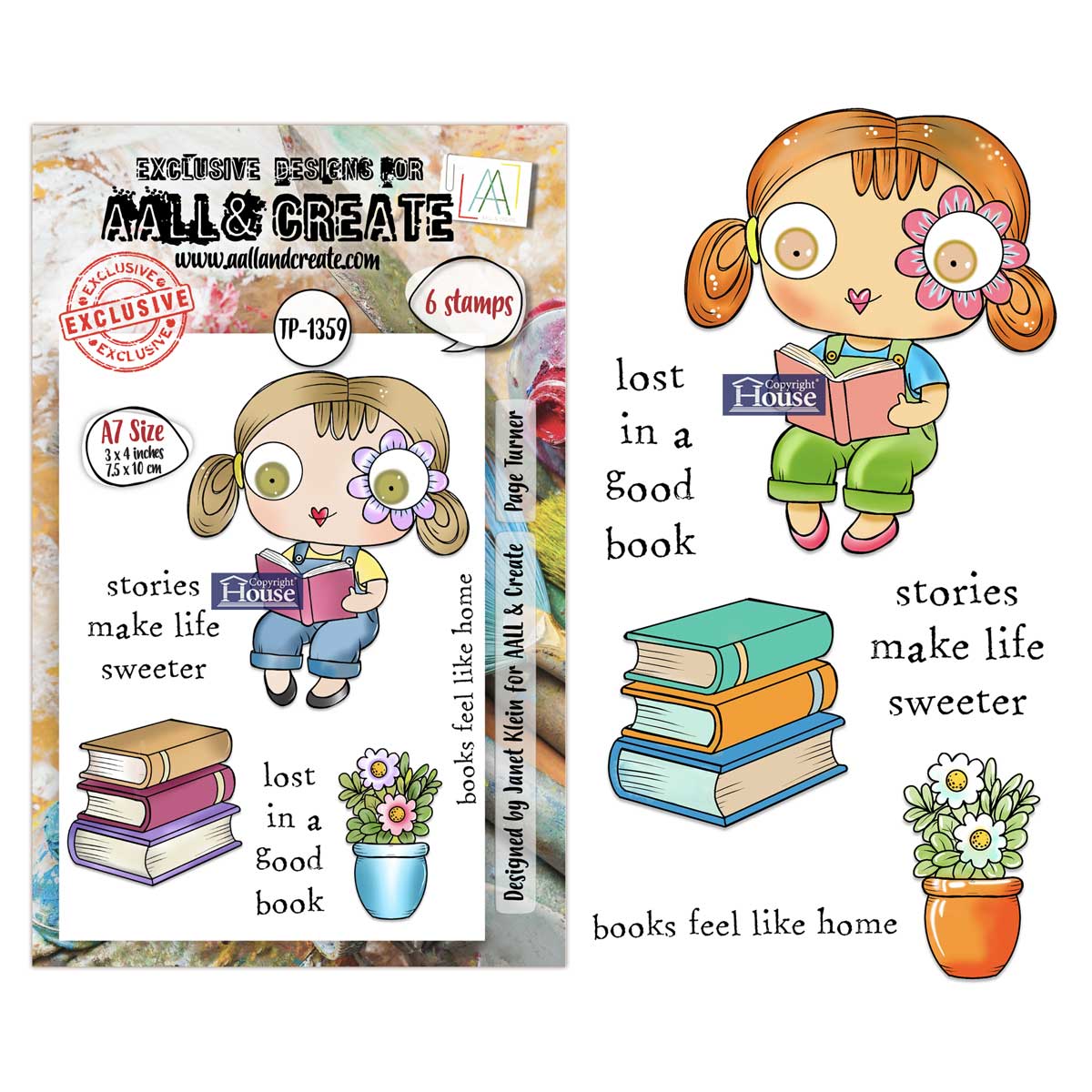 AALL & Create Stamp Set - Page Turner [TP-1359]