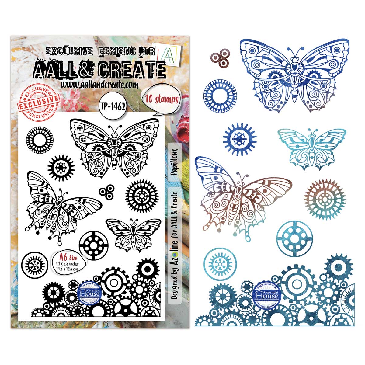 AALL & Create Stamp Set - Papillons [TP-1462]
