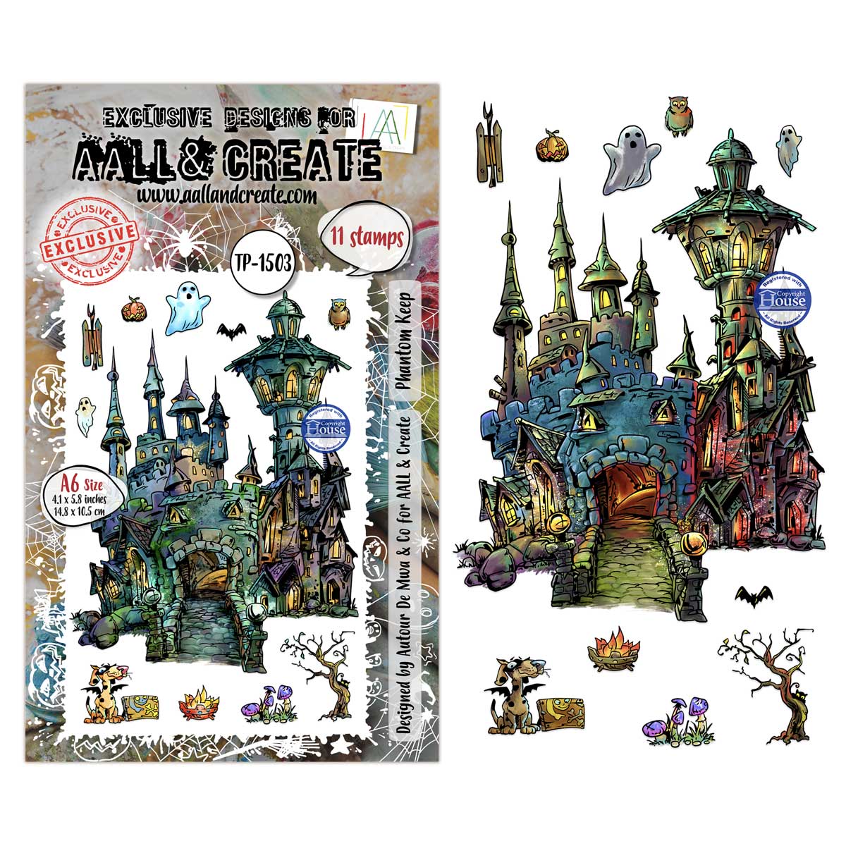 AALL & Create Stamp Set - Phantom Keep [TP-1503]