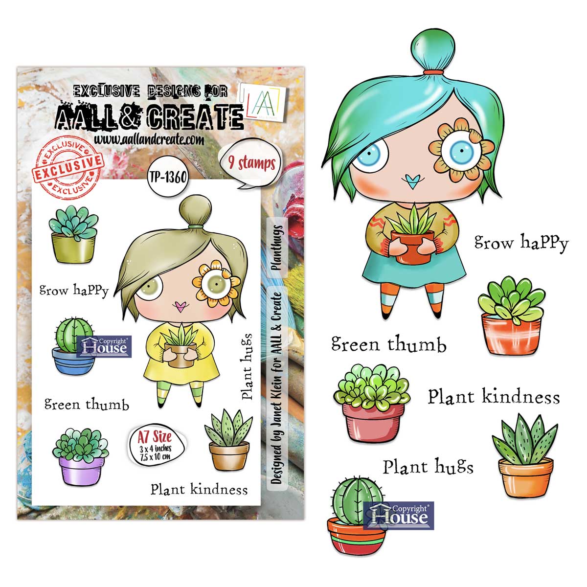 AALL & Create Stamp Set - Planthugs [TP-1360]