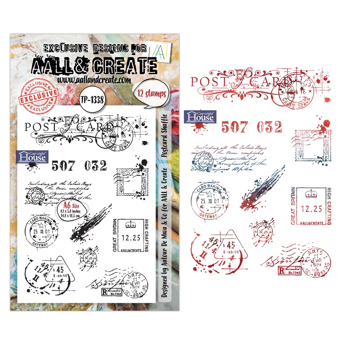 AALL & Create Stamp Set - Postcard Shuffle [TP-1338]