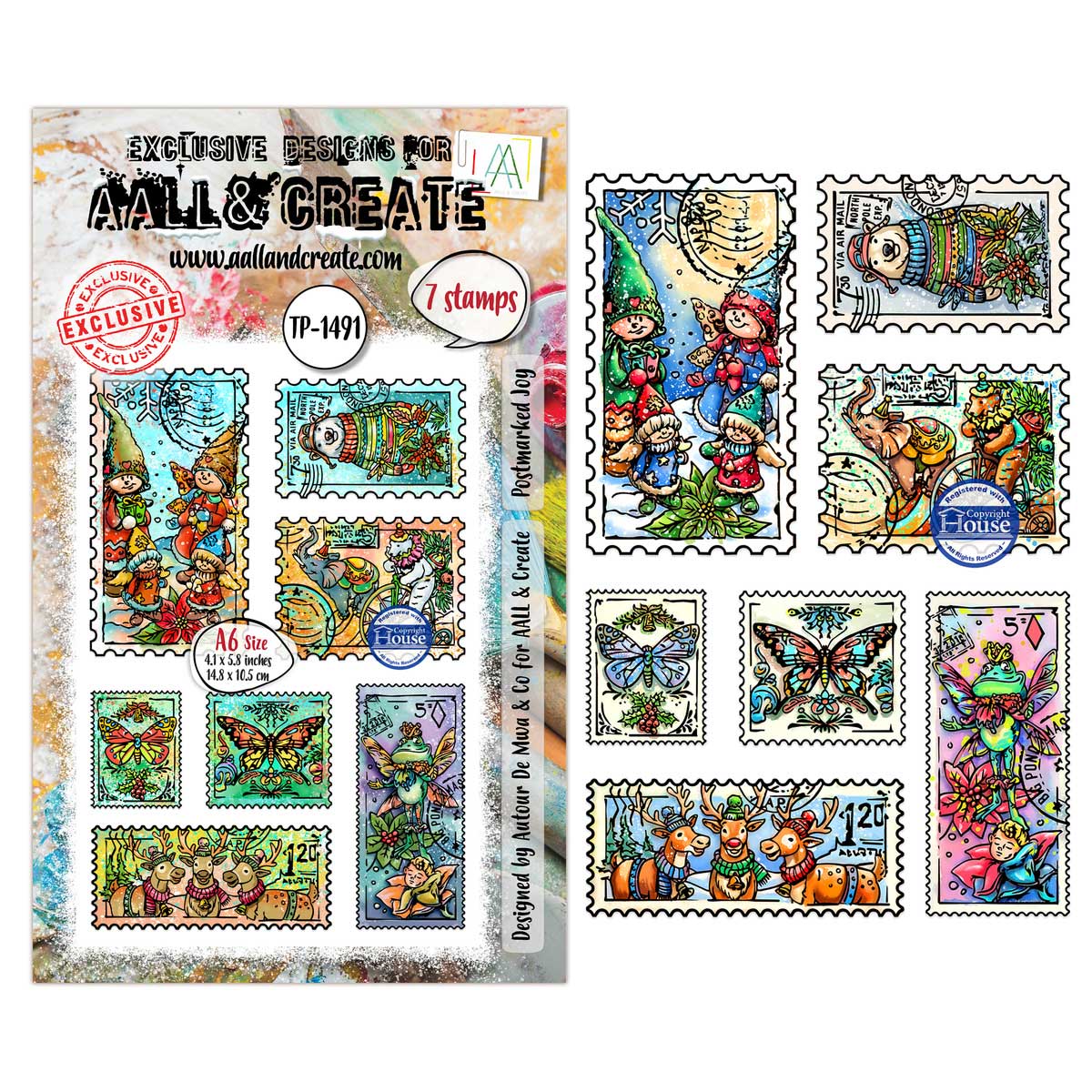 AALL & Create Stamp Set - Postmarked Joy [TP-1491]