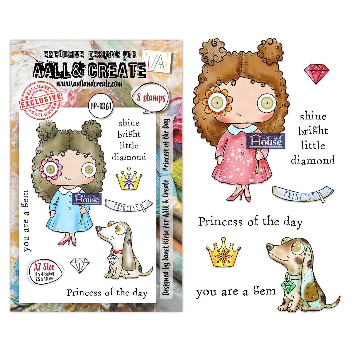 AALL & Create Stamp Set - Princess Of The Day [TP-1361]