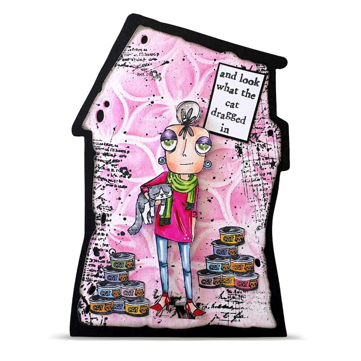 AALL & Create Stamp Set - Purr-Plexed Dee [TP-1438] - Image 2