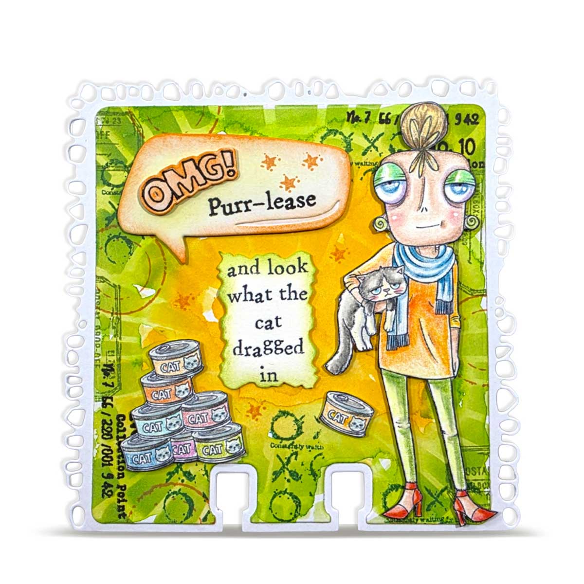 AALL & Create Stamp Set - Purr-Plexed Dee [TP-1438] - Image 3