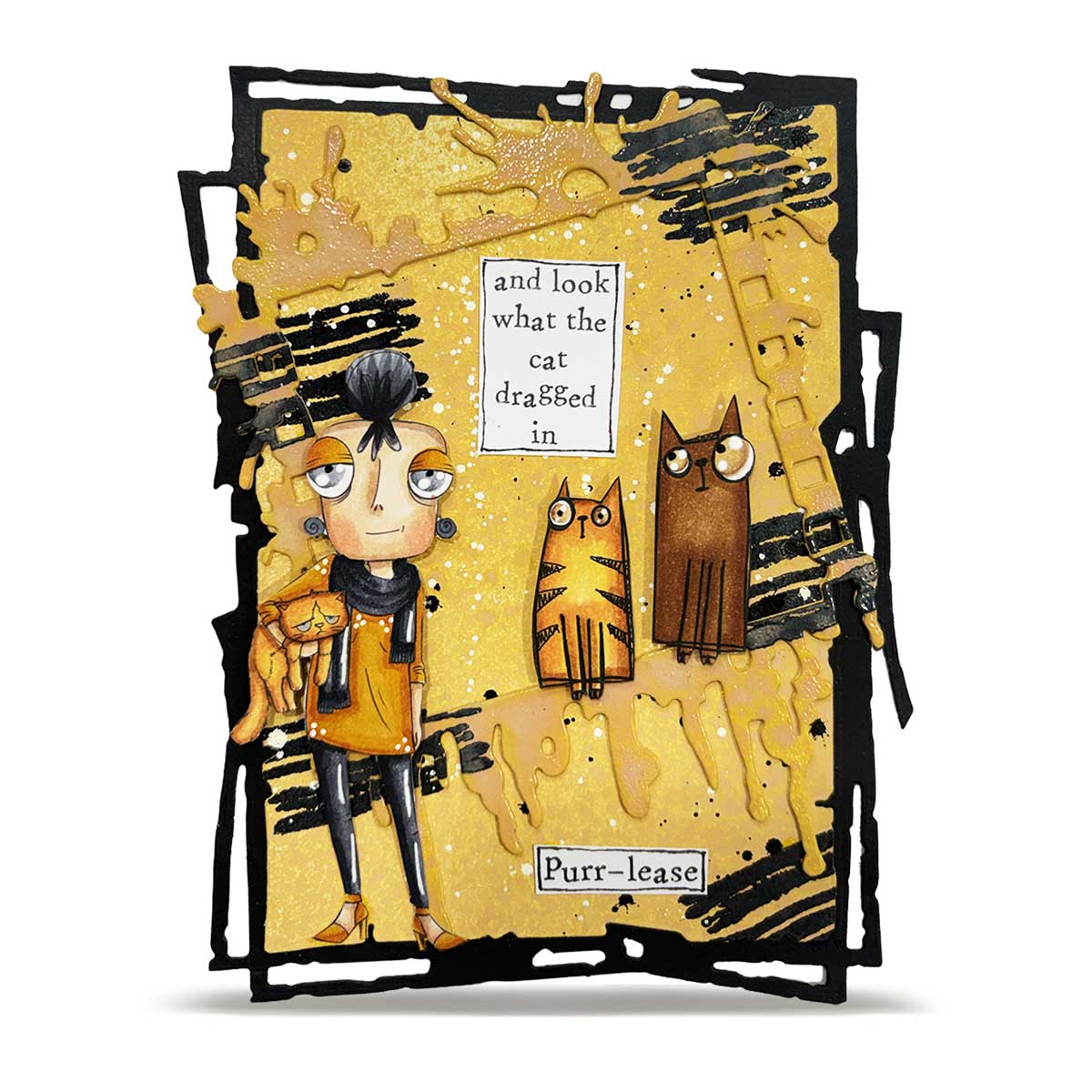AALL & Create Stamp Set - Purr-Plexed Dee [TP-1438] - Image 4