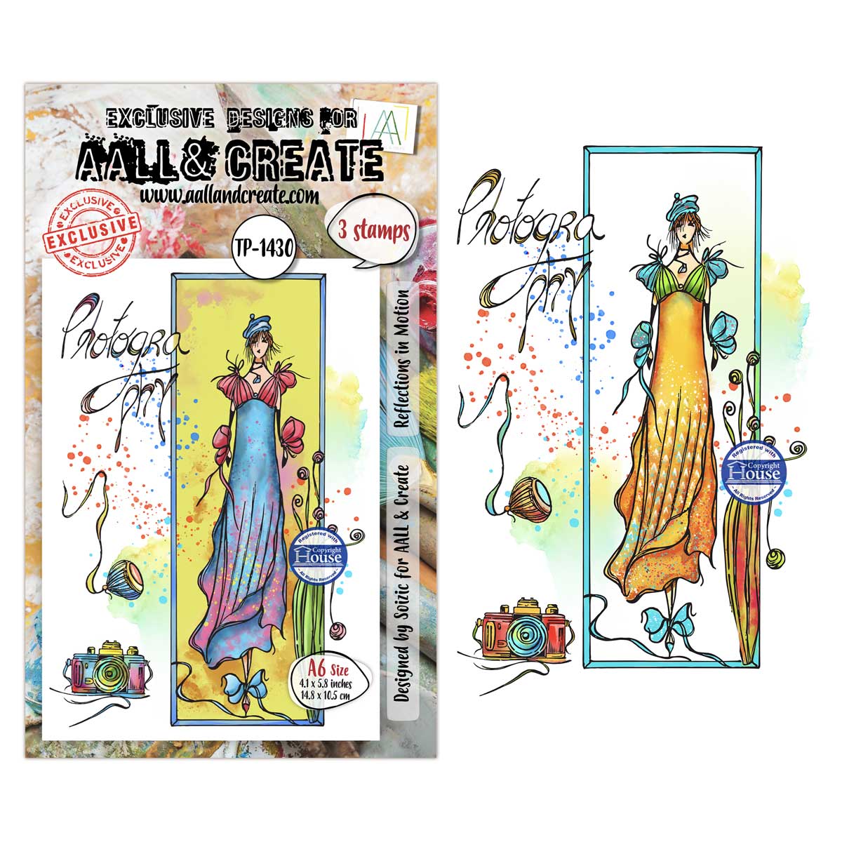 AALL & Create Stamp Set - Reflections In Motion [TP-1430]