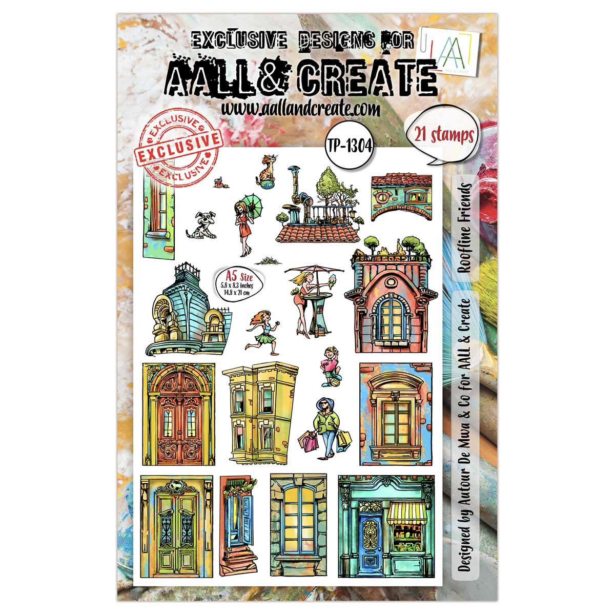 AALL & Create Stamp Set - Roofline Friends [TP-1304]