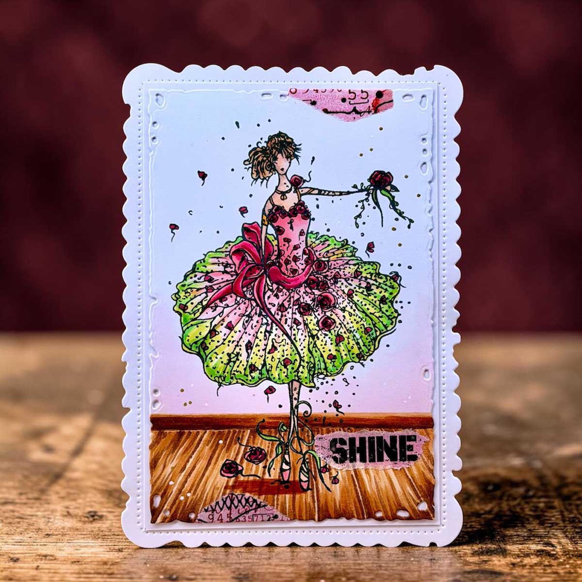 AALL & Create Stamp Set - Rose Ballet [TP-1483] - Image 3