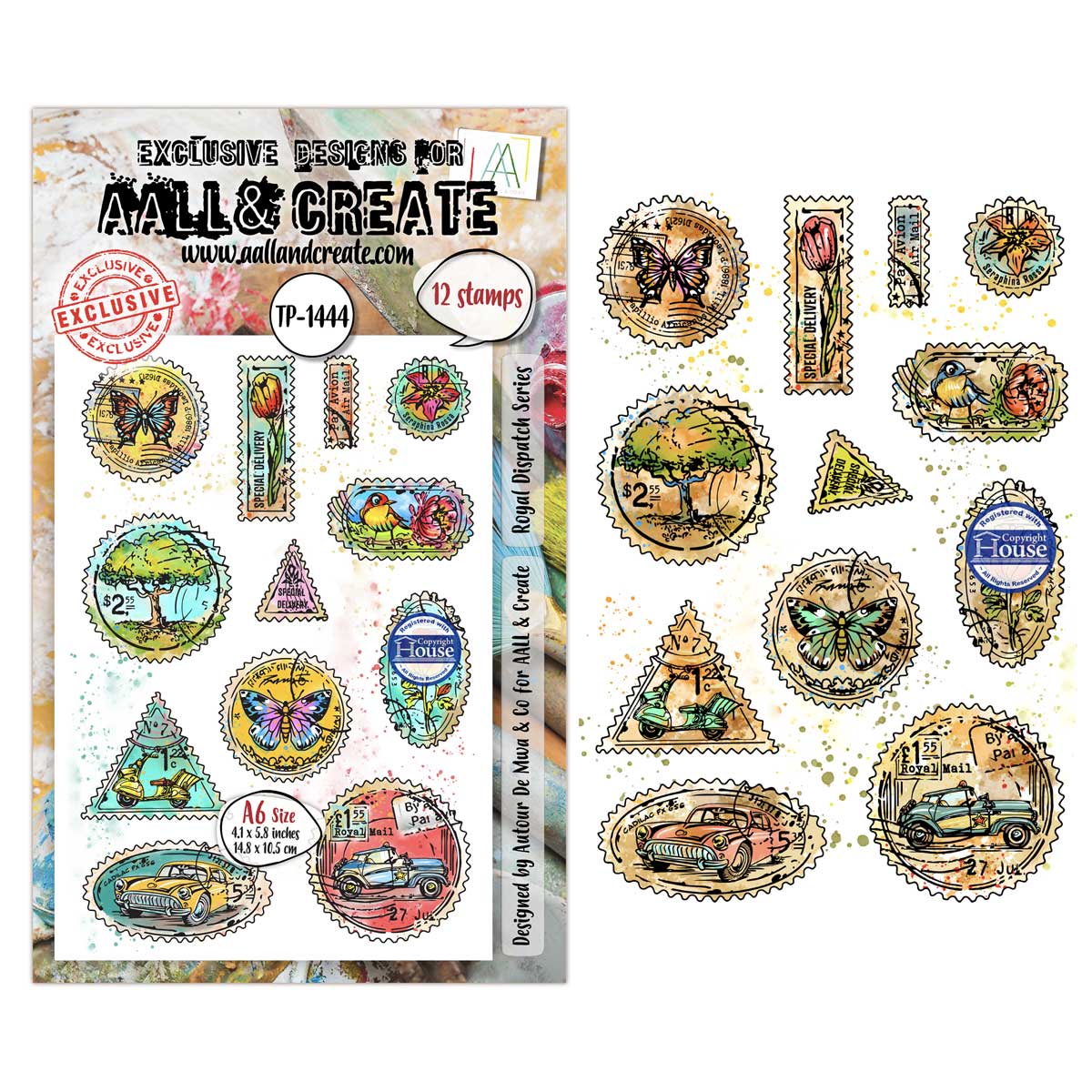 AALL & Create Stamp Set - Royal Dispatch Series [TP-1444]