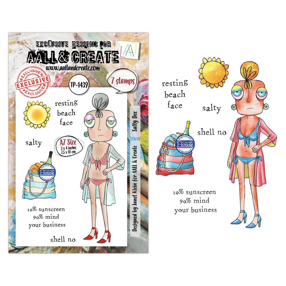 AALL & Create Stamp Set - Salty Dee [TP-1439]