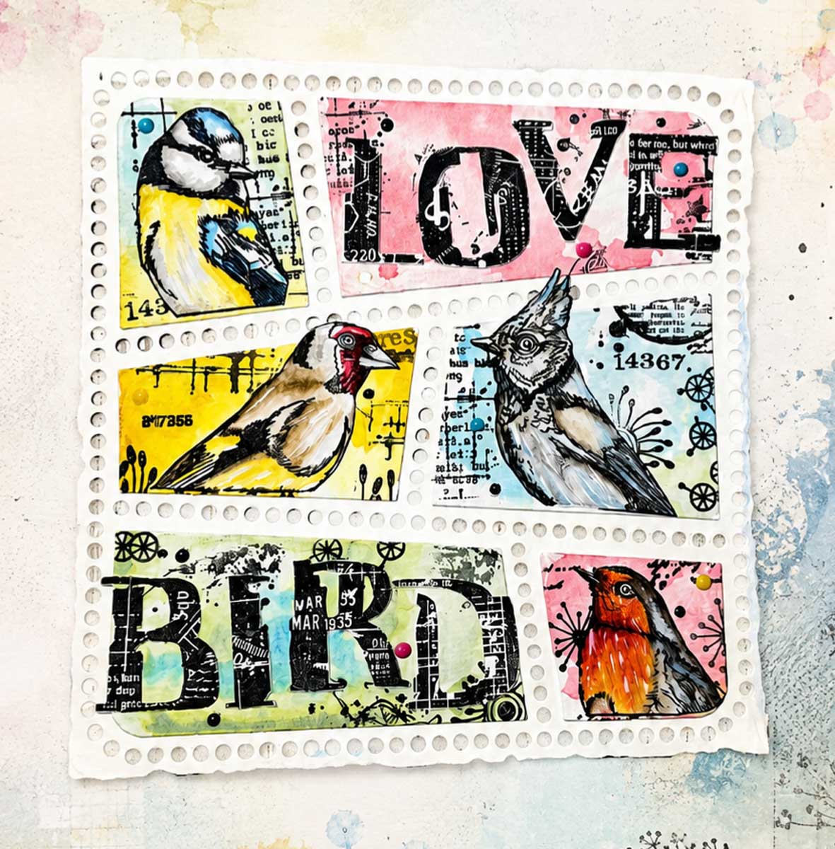 AALL & Create Stamp Set - Scribble Splash [TP-1332] - Image 2