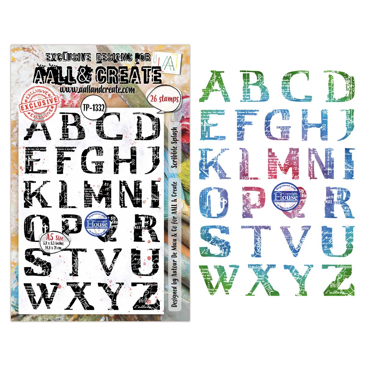AALL & Create Stamp Set - Scribble Splash [TP-1332]