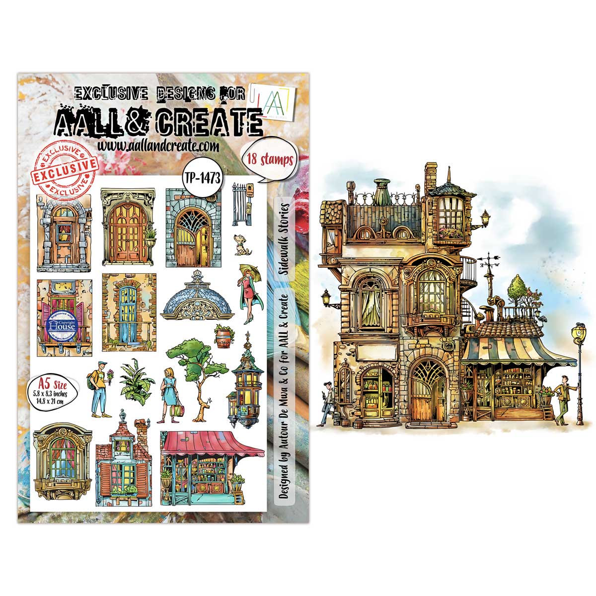 AALL & Create Stamp Set - Sidewalk Stories [TP-1473]