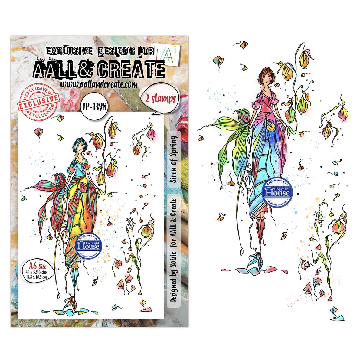 AALL & Create Stamp Set - Siren Of Spring [TP-1398]