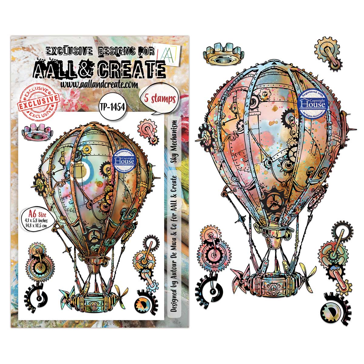 AALL & Create Stamp Set - Sky Mechanism [TP-1454]