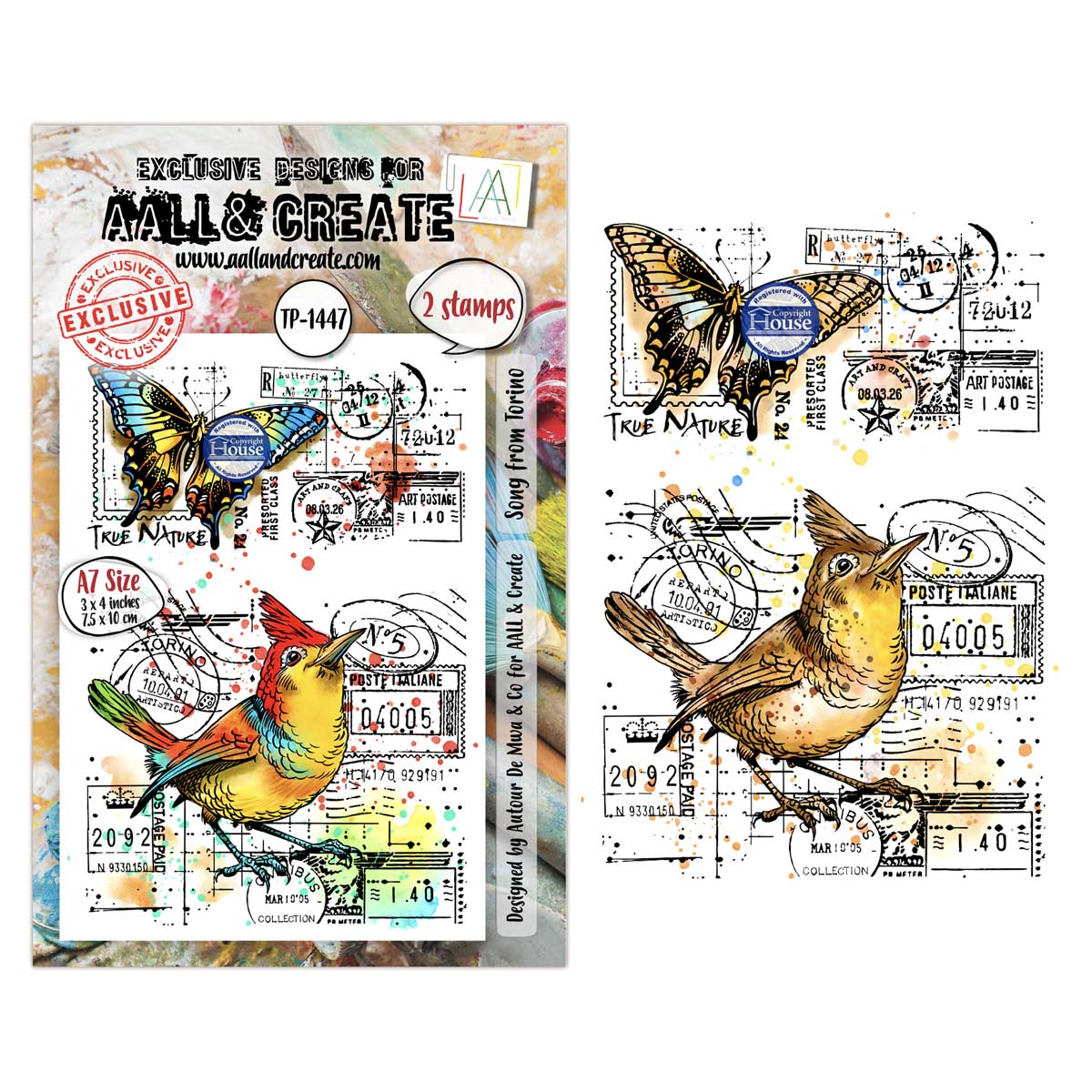 AALL & Create Stamp Set - Song From Torino [TP-1447]