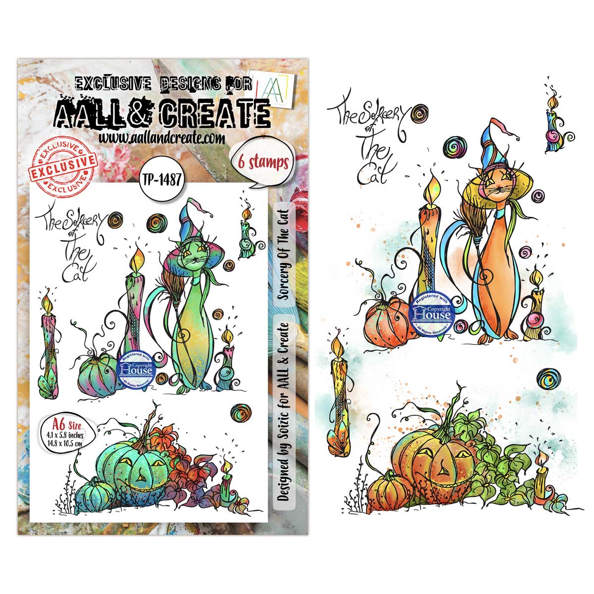 AALL & Create Stamp Set - Sorcery Of The Cat [TP-1487]