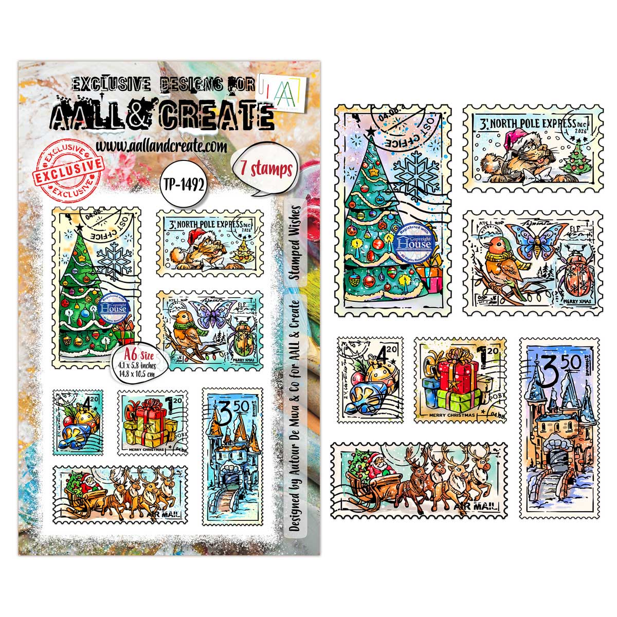 AALL & Create Stamp Set - Stamped Wishes [TP-1492]