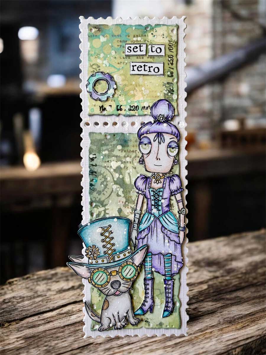 AALL & Create Stamp Set - Steaming Dee [TP-1375] - Image 2