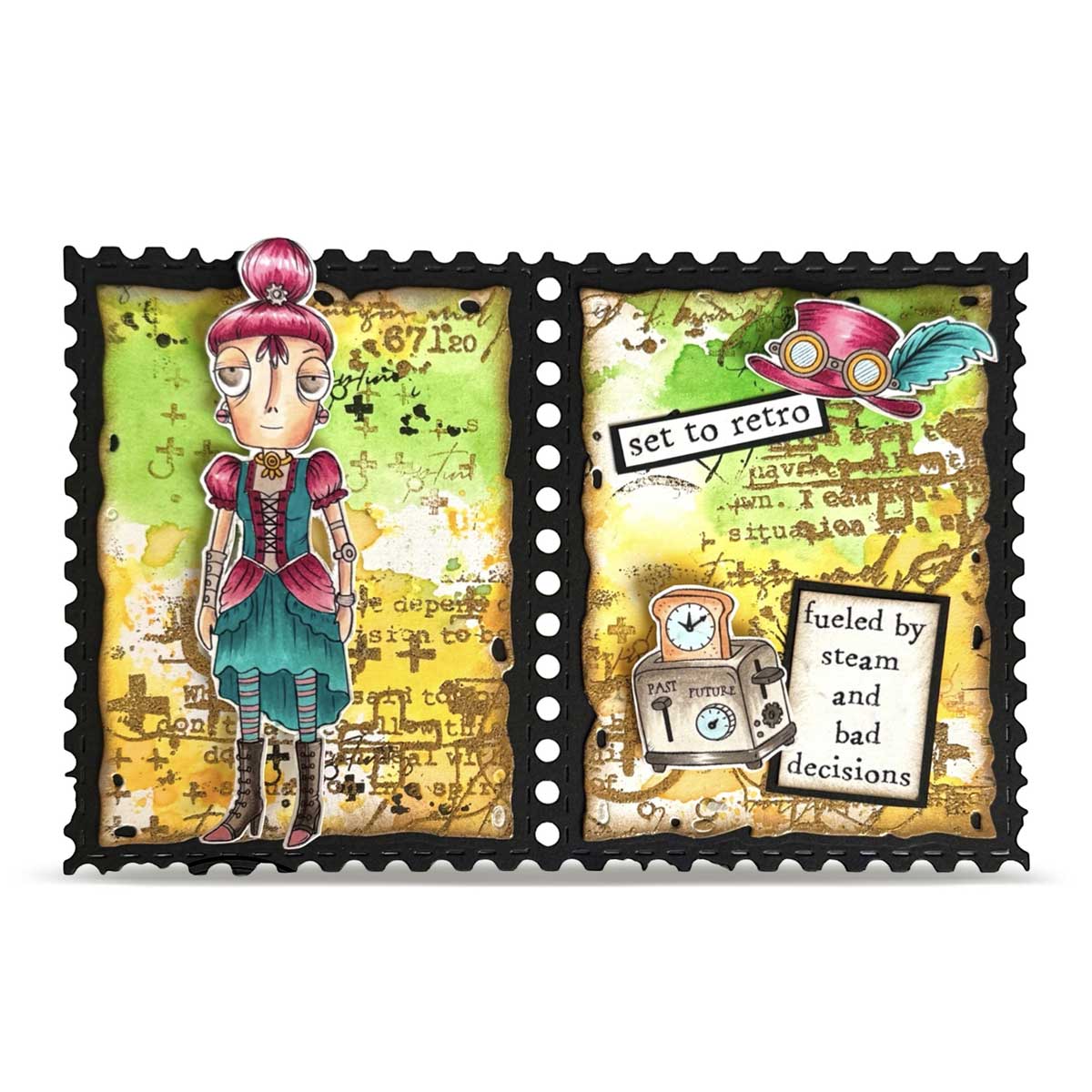 AALL & Create Stamp Set - Steaming Dee [TP-1375] - Image 3