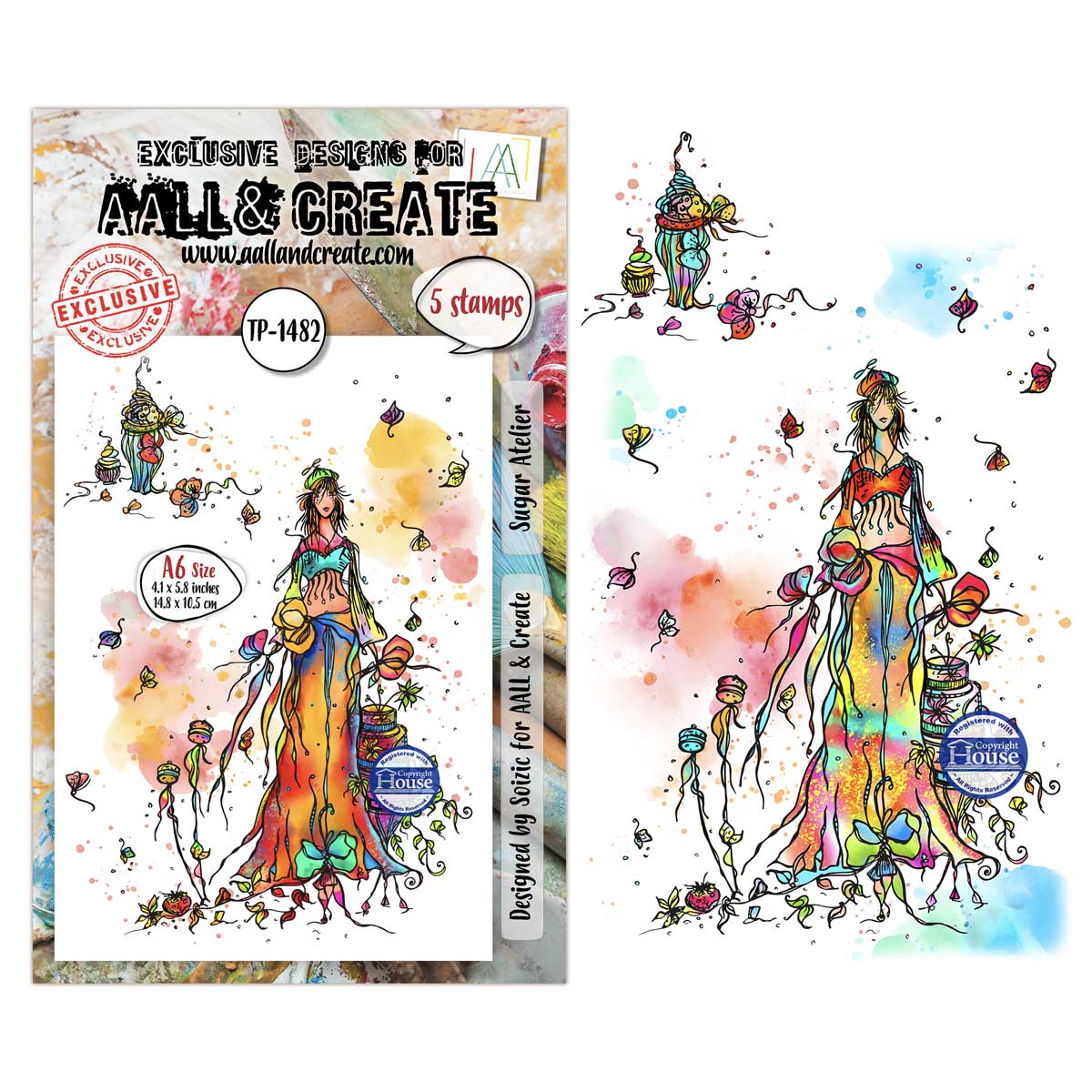 AALL & Create Stamp Set - Sugar Atelier [TP-1482]