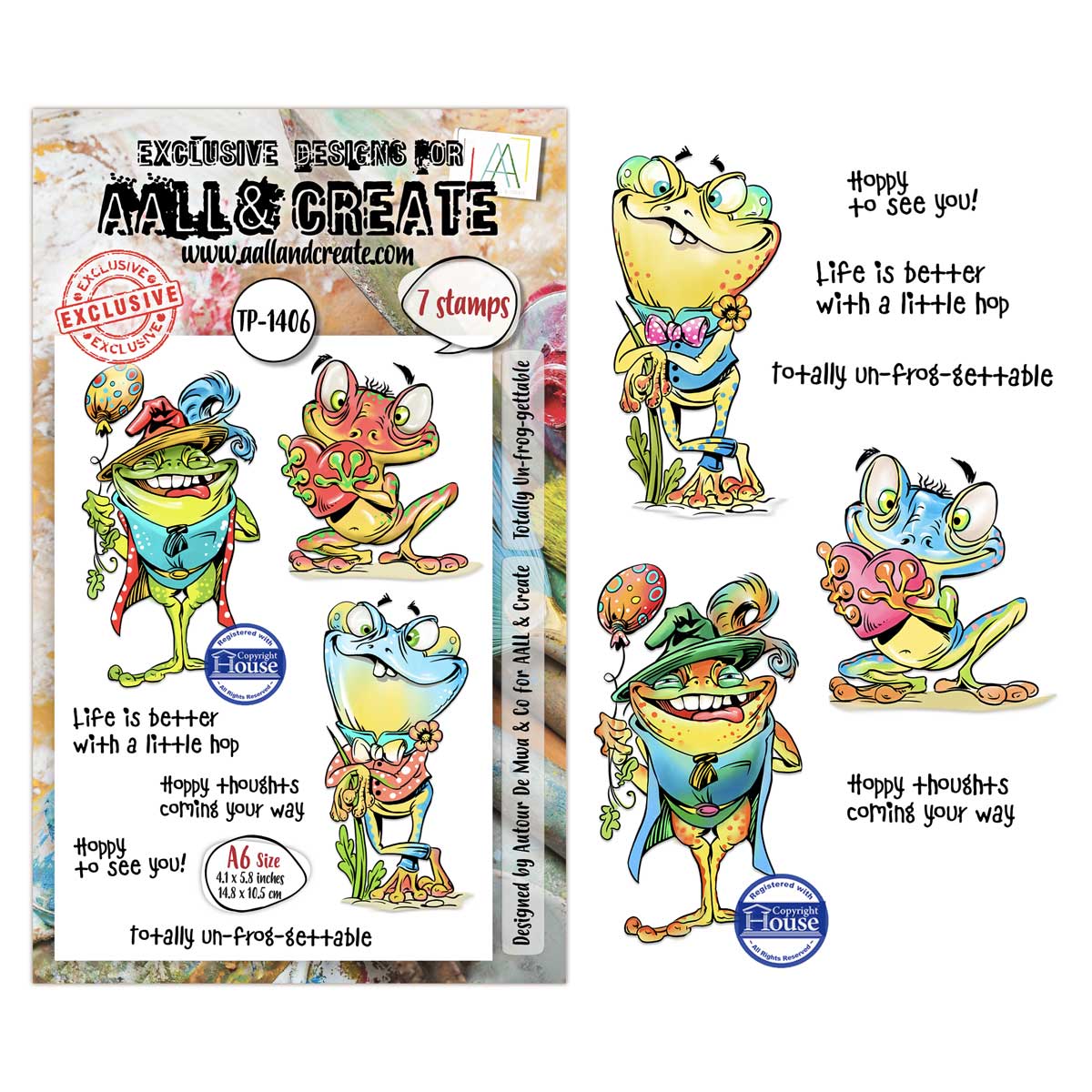 AALL & Create Stamp Set - Totally Un-frog-gettable [TP-1406]