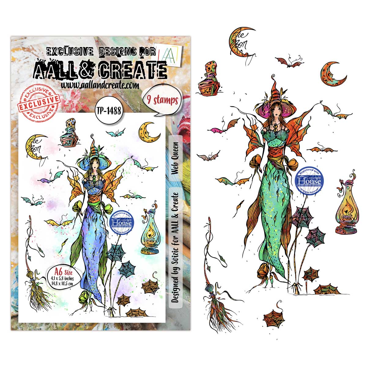 AALL & Create Stamp Set - Web Queen [TP-1488]